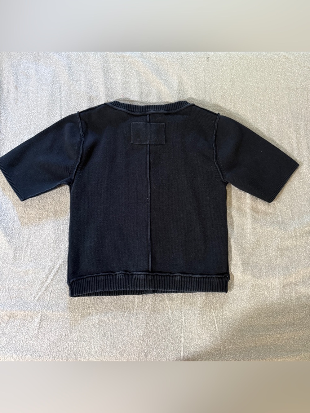 Free People Short-Sleeve Button Front Cardigan - Picture 2 of 8